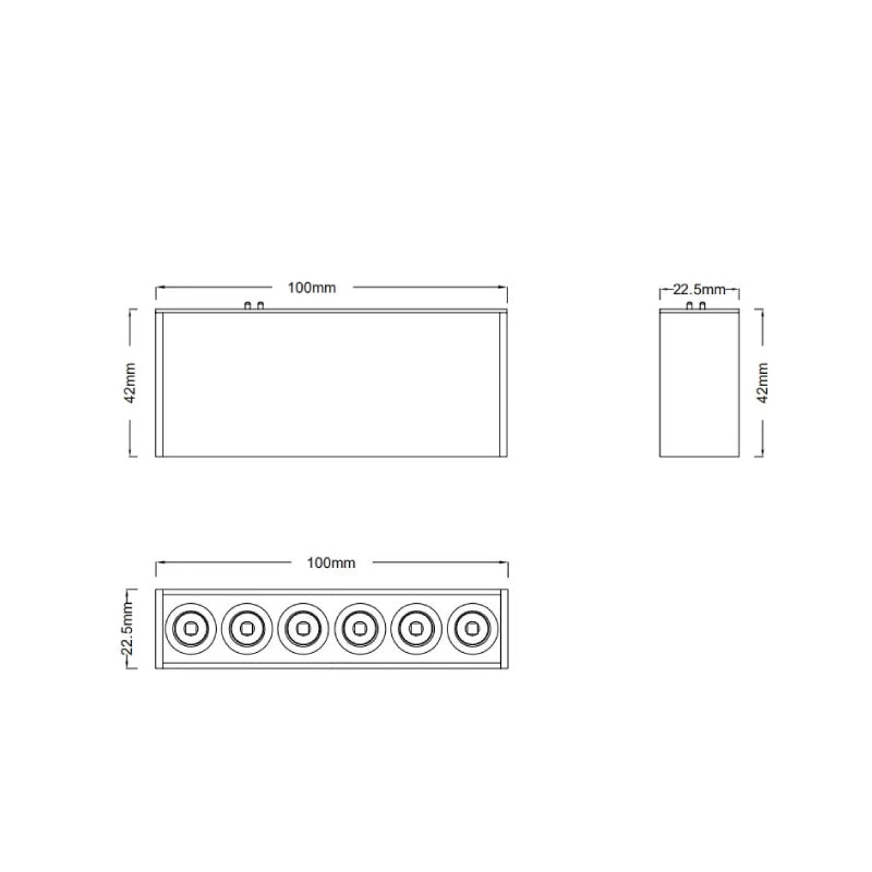 Lux Select Slim Magnetische LED Module DOT06 – Zwart