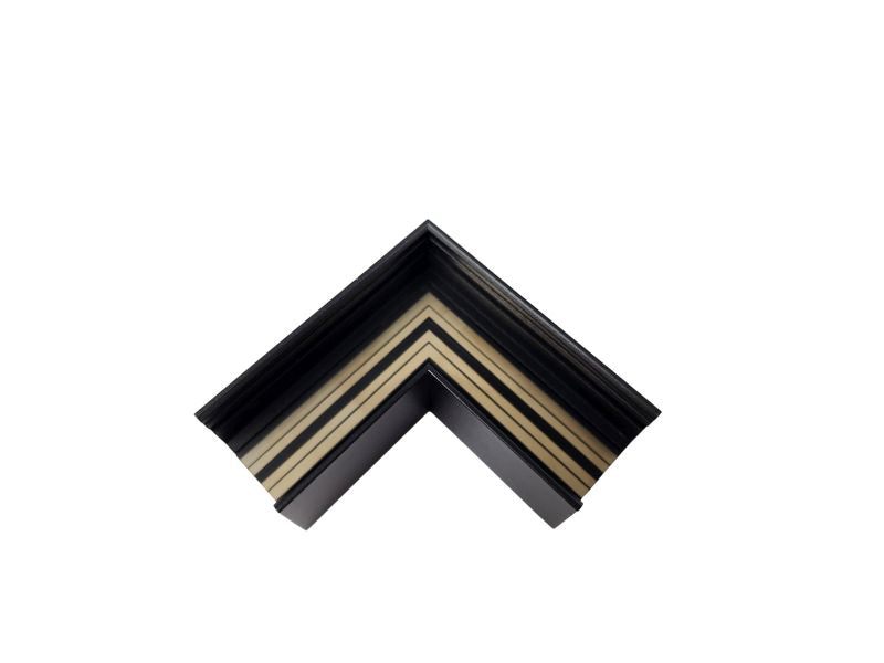 Lux Select Magnetisch Opbouw/Pendel Hoekprofiel 90° – Zwart