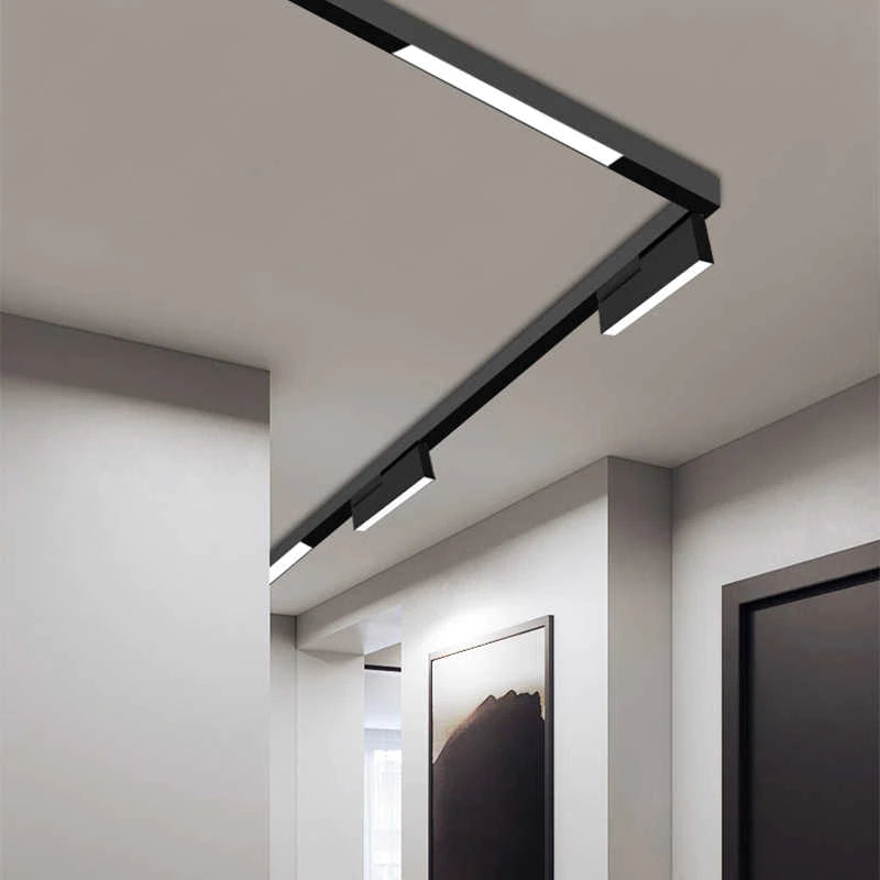 Lux Select Magnetisch Opbouw Railprofiel SLIM– Zwart